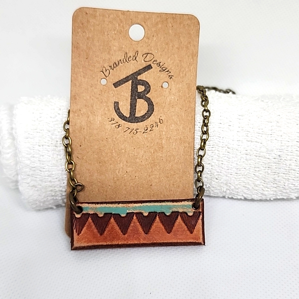 Branded Designs Leather Necklace